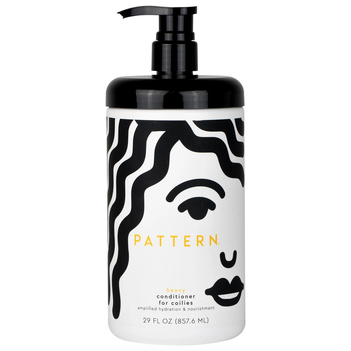 Pattern Heavy Conditioner for Coily, Curly, and Wavy Hair - Hydrating, Curl-Enhancing, Clean Beauty