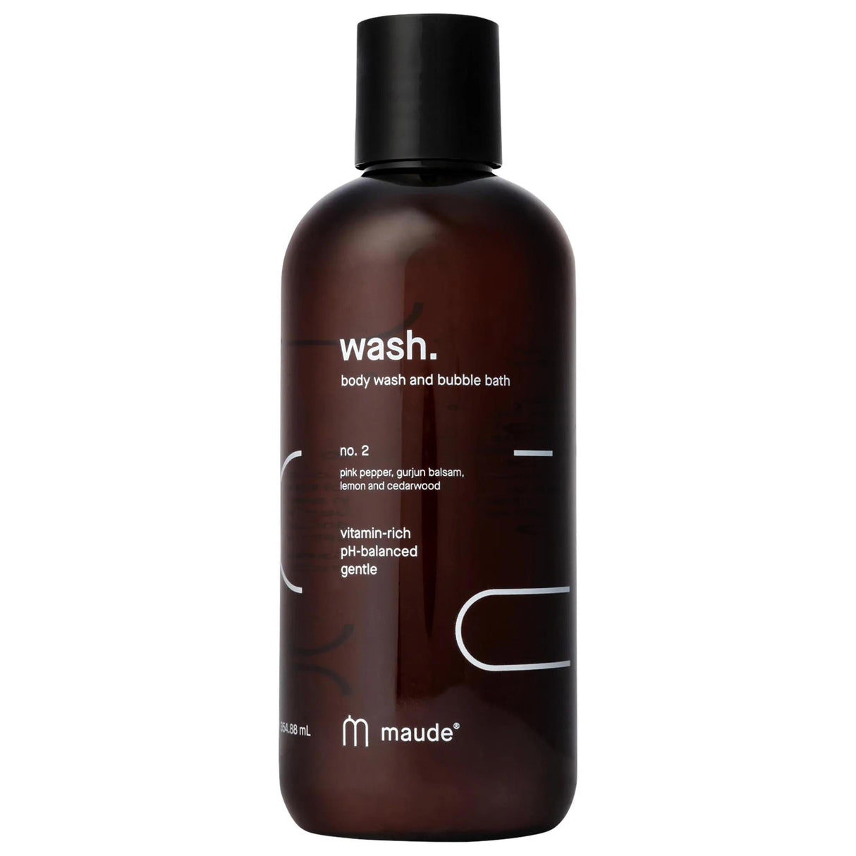 Wash - pH-Balanced Body Wash & Bubble Bath for Sensitive Skin - Gentle, Vitamin-Rich Formula