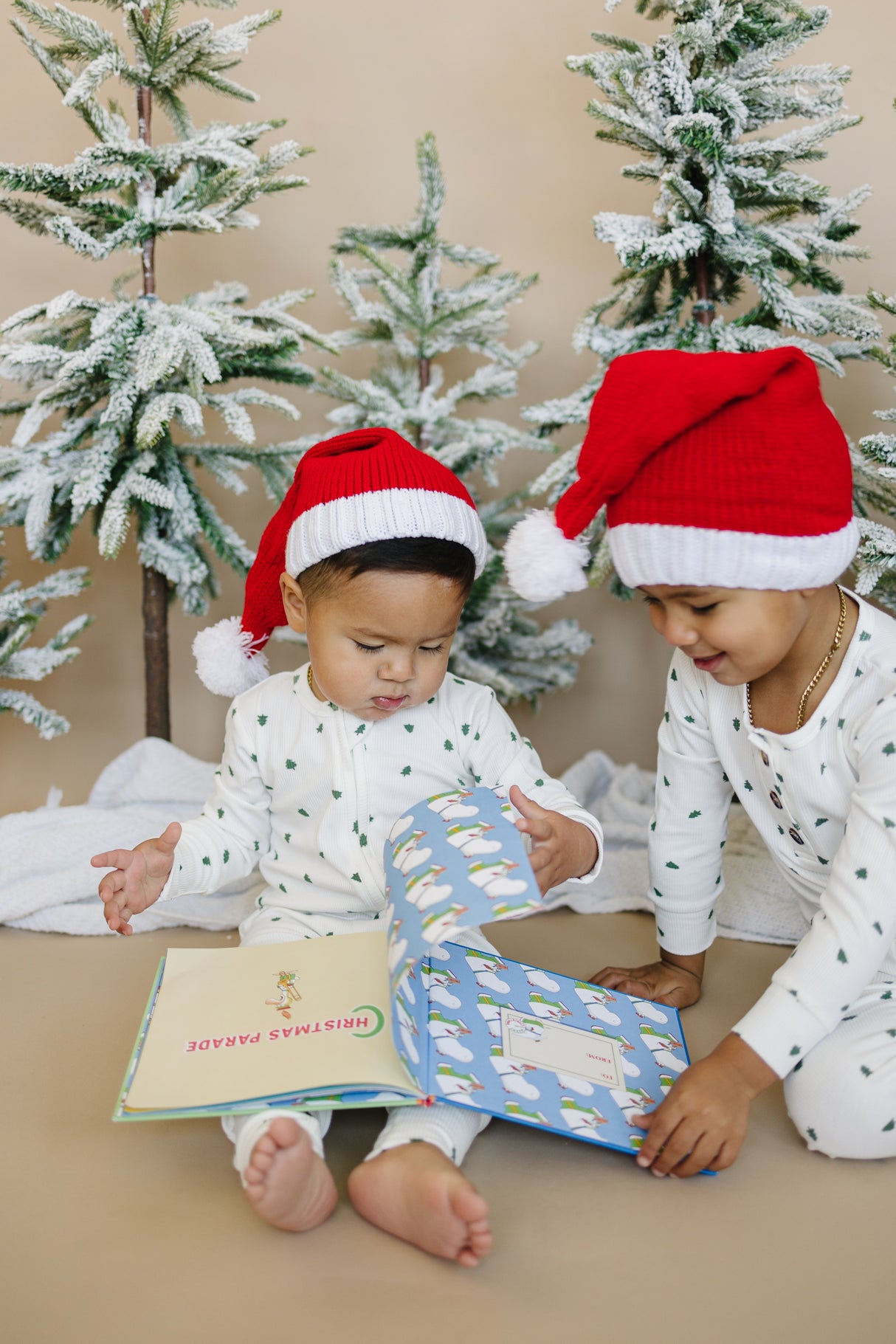 Tiny Trees Ribbed Bamboo 2pc Henley Pajamas