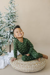 Pijama de bambú de árbol de Navidad - Conjunto de 2 piezas