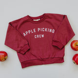 Sudadera Cuello Redondo "Equipo de Recogida de Manzanas"