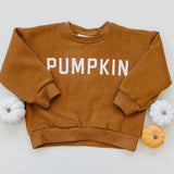 Sudadera de cuello redondo con calabaza