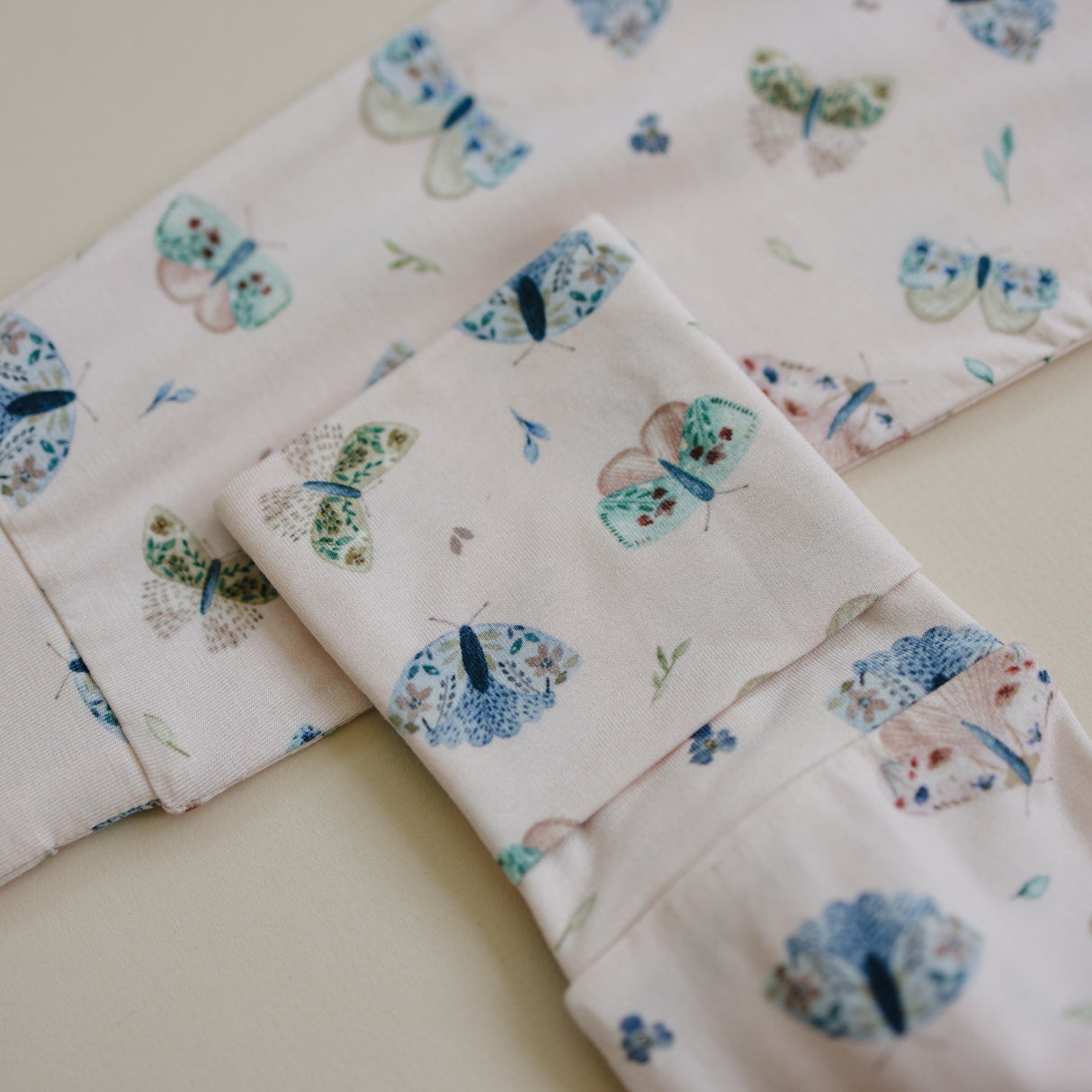 Pijama con cremallera de bambú de polilla luna