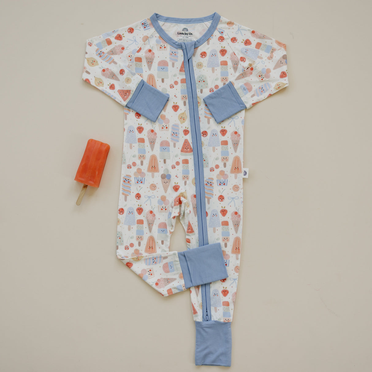 Pijama con cremallera de bambú Sweet Summertime