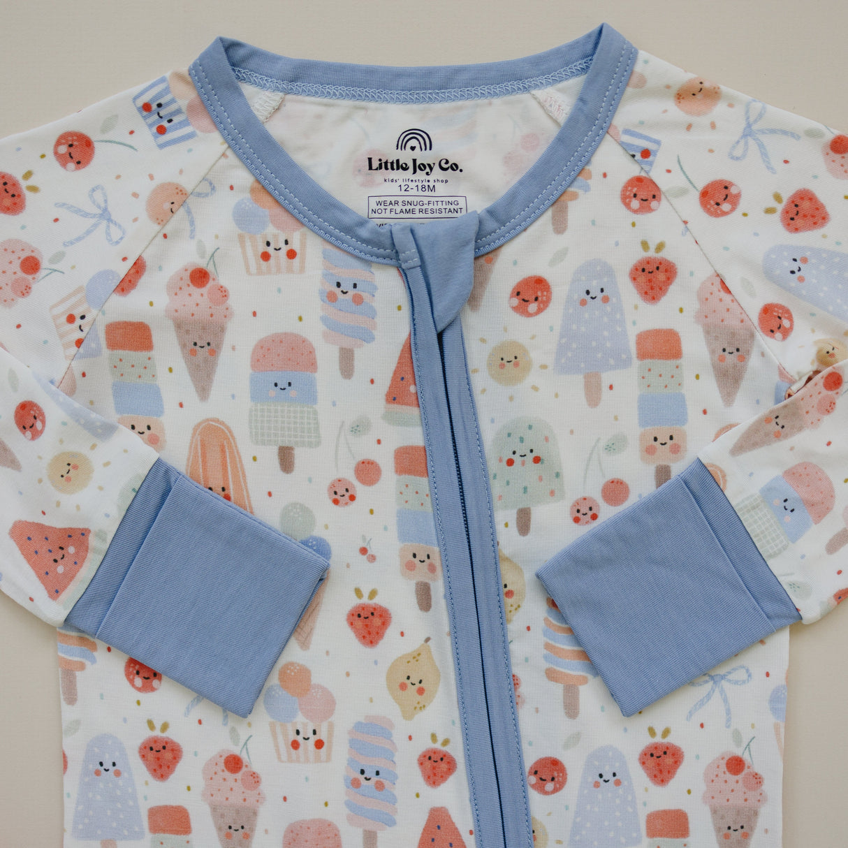 Pijama con cremallera de bambú Sweet Summertime