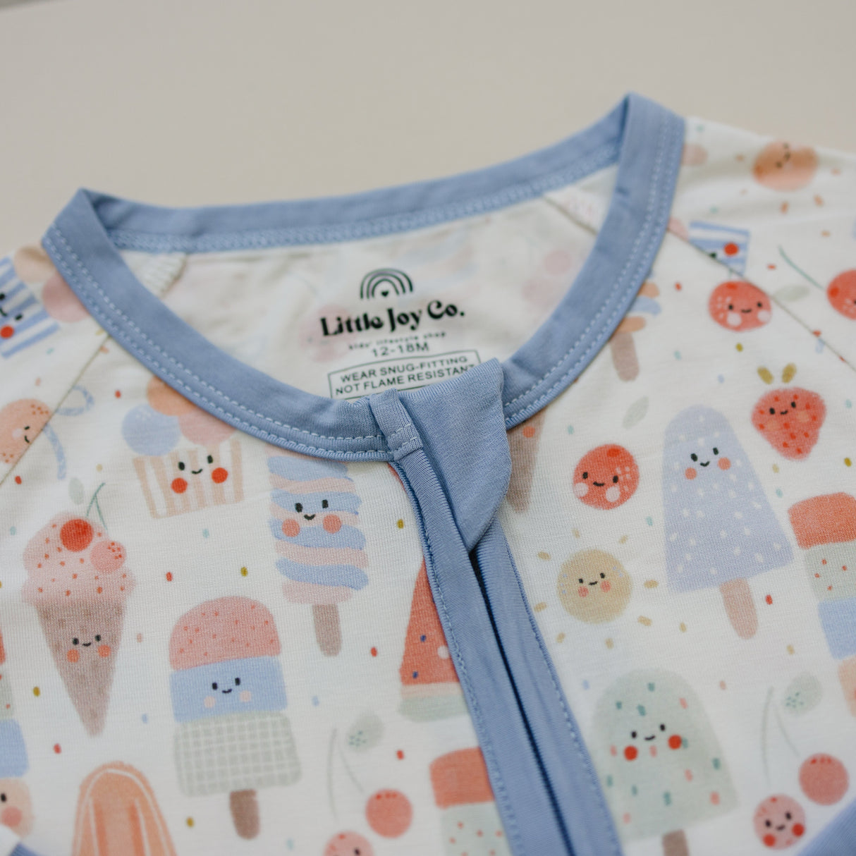 Pijama con cremallera de bambú Sweet Summertime