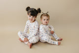 Pijama con cremallera de bambú de polilla luna