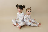 Pijama con cremallera de bambú de polilla luna