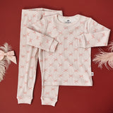 Pijama de bambú de 2 piezas Blushing Bows