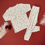Pijama de bambú de 2 piezas Tiny Hearts
