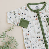 Pijama de bambú Zippy de Tiny Tractors