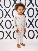 Pijama de bambú de 2 piezas Tiny Hearts