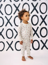 Pijama de bambú de 2 piezas Tiny Hearts