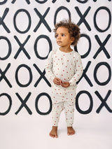Pijama de bambú de 2 piezas Tiny Hearts