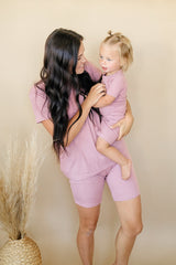 Women's Ribbed Bamboo Pajama Top & Bottoms - sold as separates