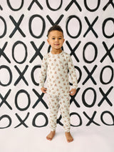 Valentines Teddy Bear 2pc Bamboo Pajamas