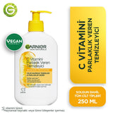 Garnier Vitamin C Brightening Facial Cleanser - Vegan & Sulfate-Free for Radiant, Healthy Skin (8.45 fl oz)