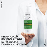 Vichy Dercos Anti-Dandruff Shampoo for Dry Hair - 390ml - Salicylic Acid, Hypoallergenic - Dandruff & Itchy Scalp Relief