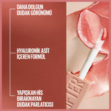 Maybelline New York Lifter Gloss - Hyaluronic Acid Lip Gloss for Fuller Lips, Moisturizing & Non-Sticky