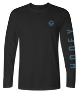 Camiseta de manga larga para hombre HOOey Inverted HOOey (Negro)