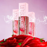 Maybelline Lifter Plump Lip Gloss - 004 Red Flag, Non-Sticky, Chili Pepper Extract for Plumping