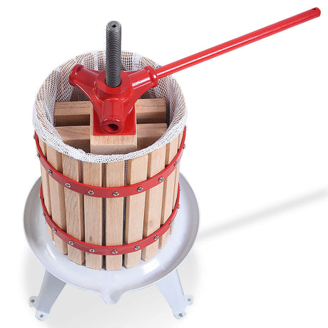 Prensa de frutas para vino de 6 litros (1.6 galones) para hacer sidra/jugo