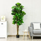 Jardinera decorativa artificial de 6 pies para interiores y exteriores