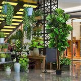 Jardinera decorativa artificial de 6 pies para interiores y exteriores