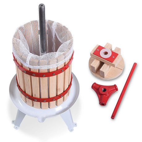 Prensa de frutas para vino de 6 litros (1.6 galones) para hacer sidra/jugo