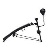 Banco de abdominales curvo ajustable para fitness