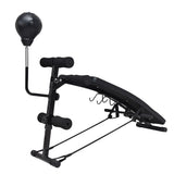 Banco de abdominales curvo ajustable para fitness