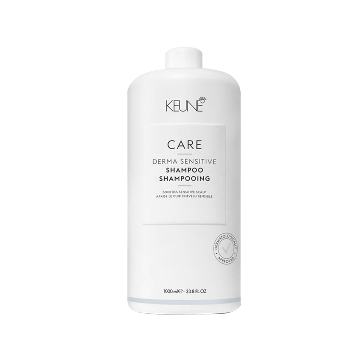 Keune Derma Sensitive Shampoo for Sensitive Scalp - Gentle Care, 1000ml Large Capacity