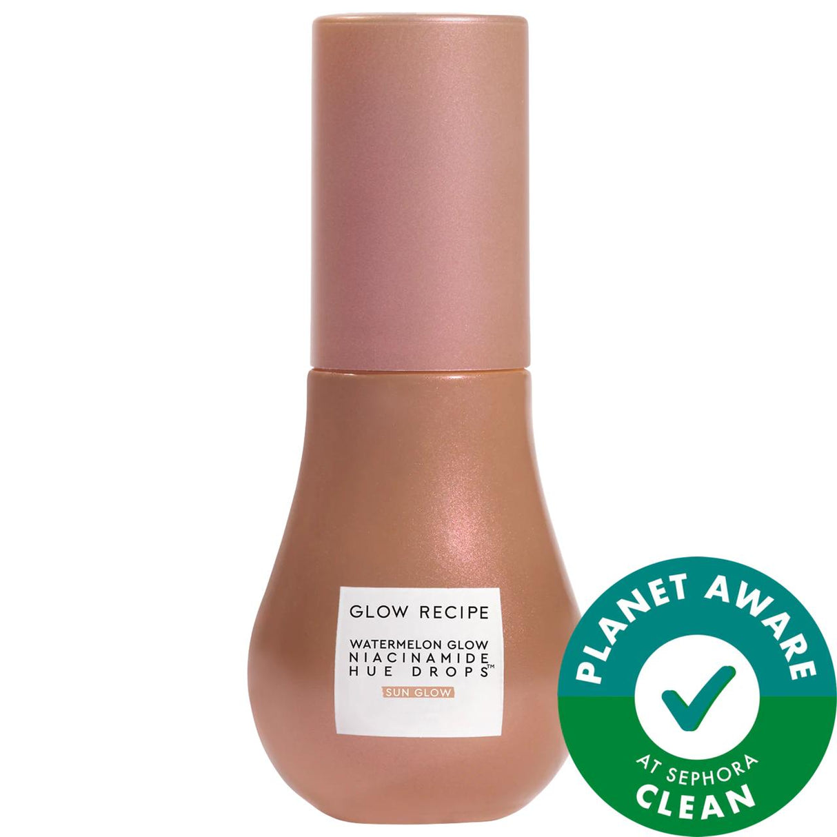 Watermelon Glow: Mini Niacinamide Hue Drops Sun Glow Serum - Brighten Skin, Reduce Redness, Hydrate & Even Skin Tone