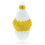 Baby Chick in Egg Glass Christmas Ornament