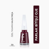 Flormar Nail Enamel Intense Pigmented Polish 306 Lost In Bordeaux | 0.27 Fl Oz