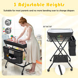 Organizador portátil de altura ajustable para bebés con