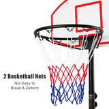 Sistema de aro de baloncesto ajustable con soporte y ruedas