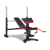 Banco de pesas olímpico ajustable para ejercicio de cuerpo completo y entrenamiento de fuerza