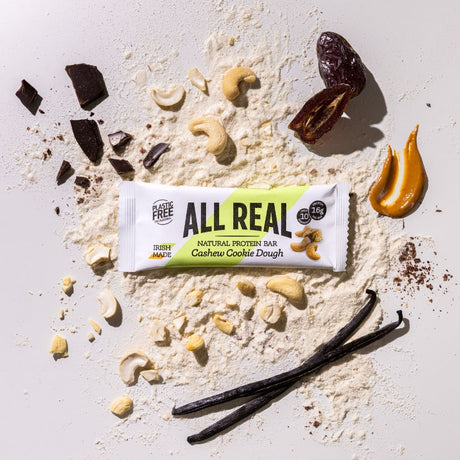 Barritas de Proteína de Masa de Galleta y Anacardo 50g x 12 unidades