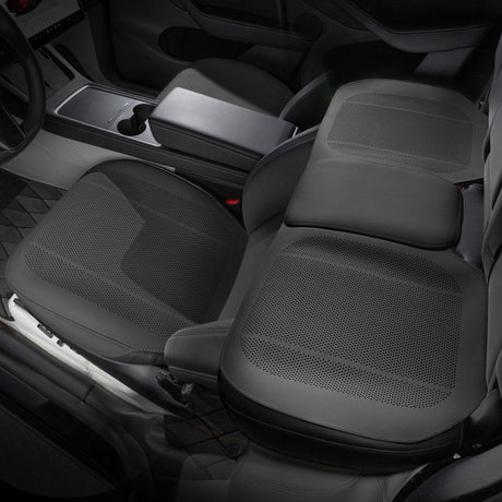 All-Wheather Nappa Leather Car Seat Covers for Tesla Model 3/Y/S/X