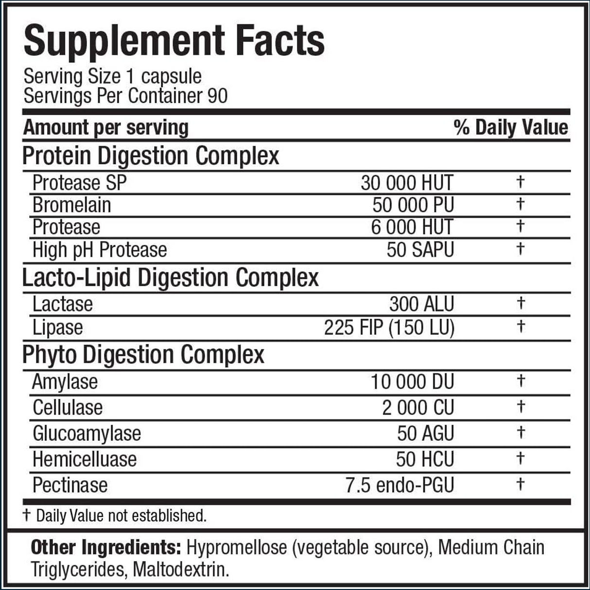 Allmax Enzimas Digestivas, 90 Cápsulas