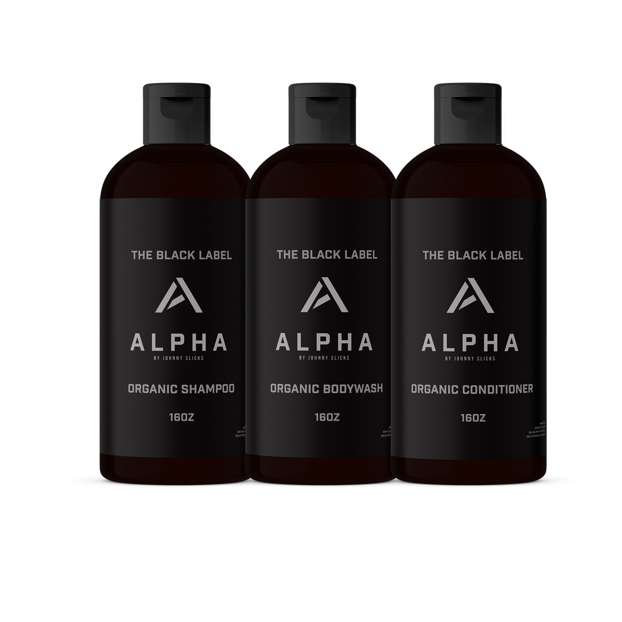 Black Label Shower Set