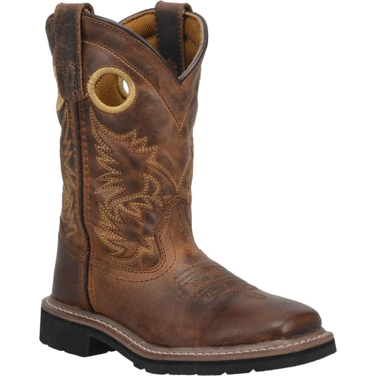 Dan Post Amarillo- Botas vaqueras para niños pequeños/grandes