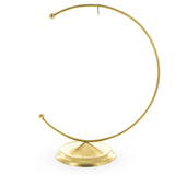 Crescent Moon Gold Metal Ornament Display Stand 8.8 Inches (Poland)