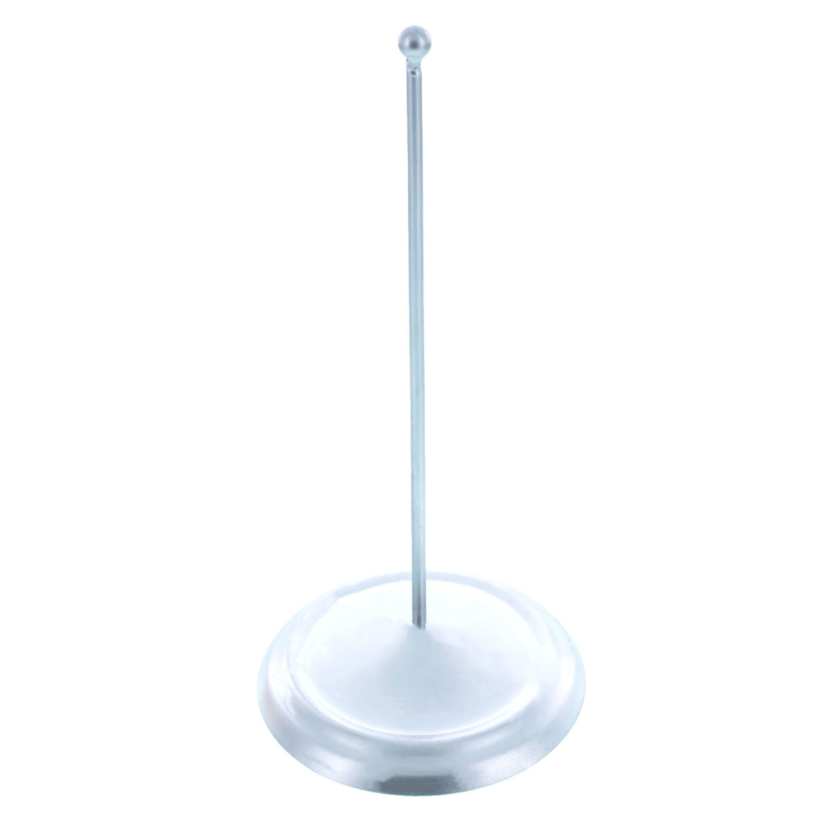 Upright Silver Metal Christmas Tree Topper Finial Stand Display Stand 7.2 Inches (Poland)