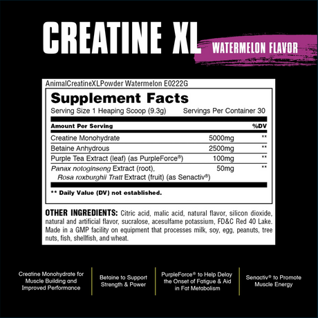 Animal Creatine XL, 30 Dosis