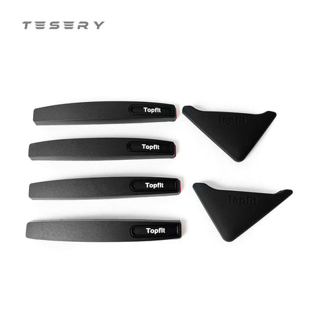 Rubber Door Edge Guards for Tesla | Universal Fit | 3M Adhesive | Heat & Cold Resistant