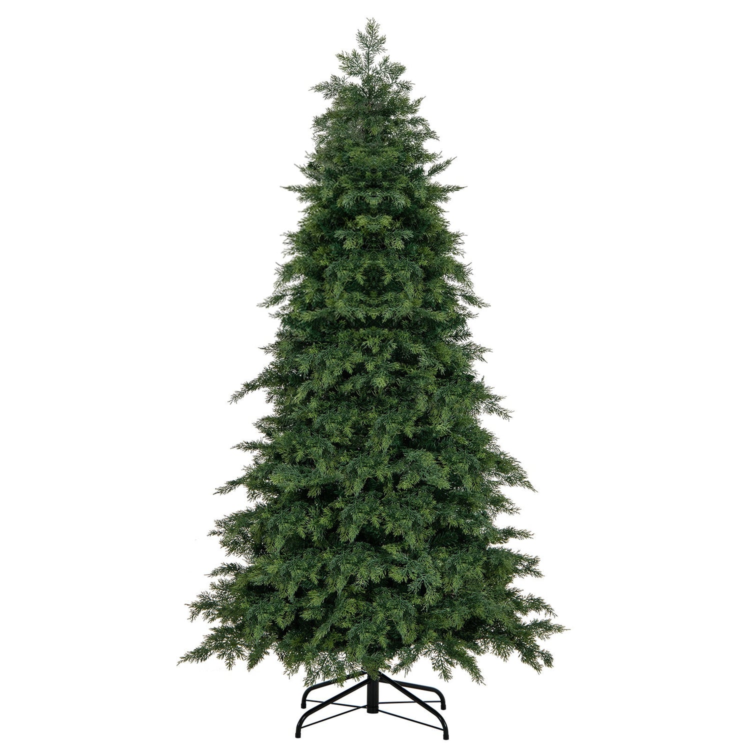 Árbol de Navidad Artificial Verde, con Bisagras, con 721/1019 Puntas de Ramas Abundantes