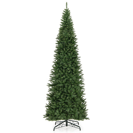 Árbol de Navidad artificial de 3,6 m con 800 luces LED blancas cálidas para fiestas en casa y centros comerciales