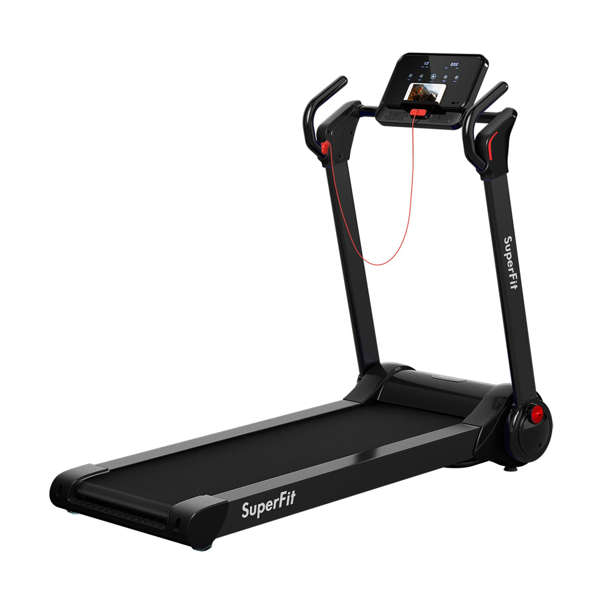 Máquina de correr eléctrica plegable de 2.25 HP con motor y pantalla LED